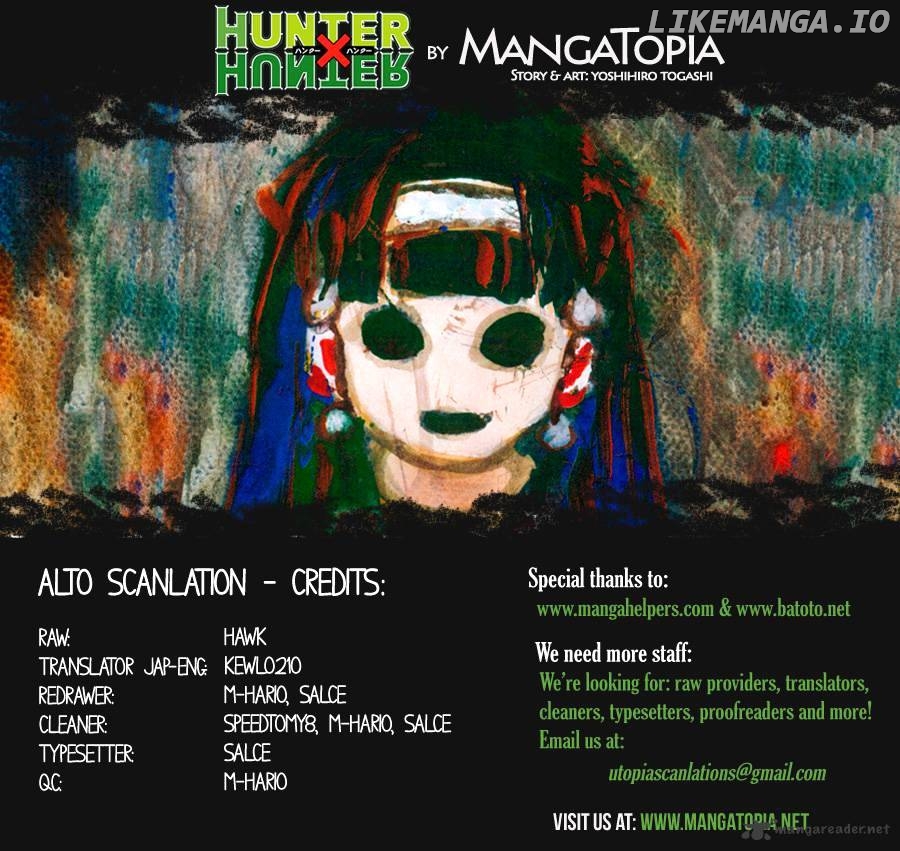 Hunter x Hunter, Chapter 340 image 01